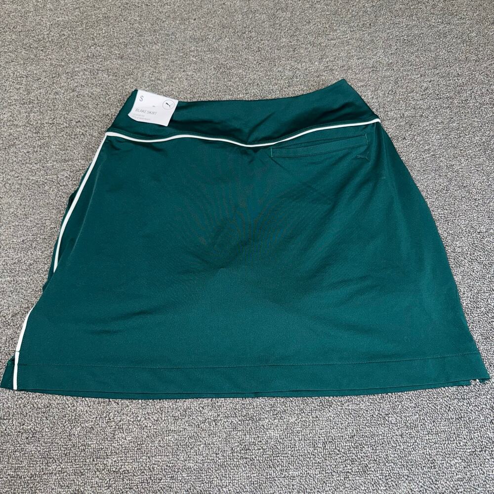 NWT PUMA Green Blake Golf Skirt Skort Women's Size Small Classic Fit Preppy NEW - Picture 10 of 11